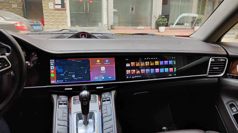 Porsche dedicated dual screens