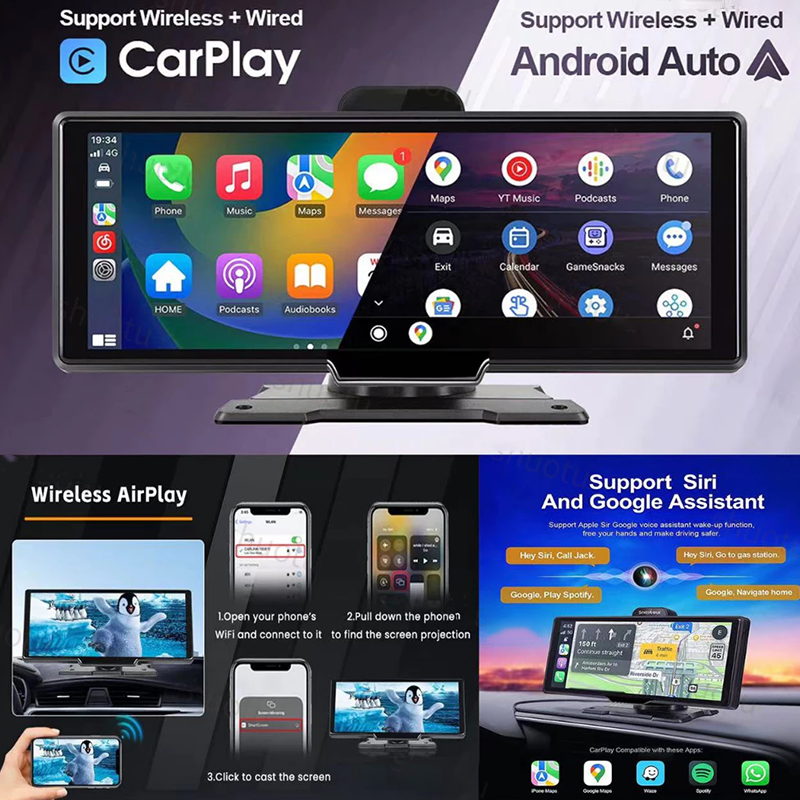 Wireless Portable Smart Screen for Car