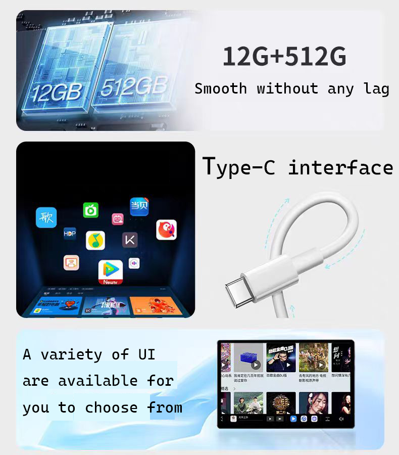 Central control screen/Android screen/navigation screen(14inch)