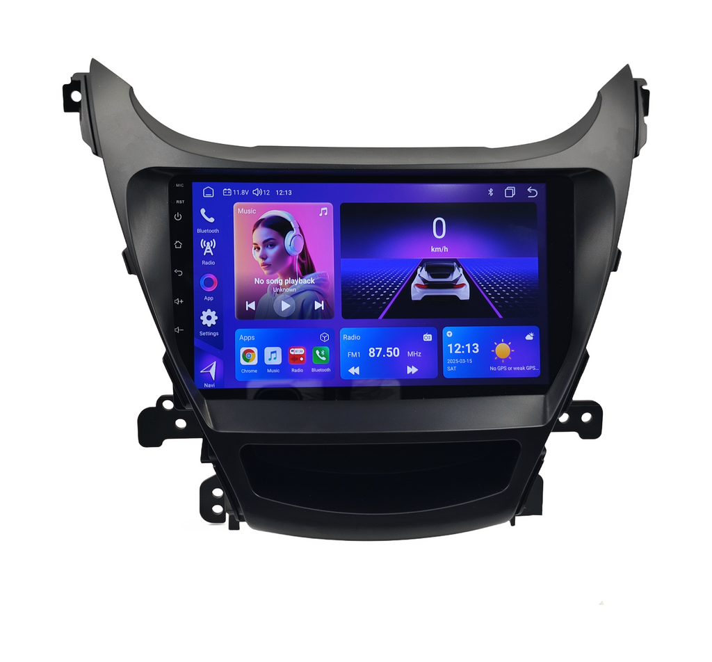 Hyundai Elantra 2014 models dedicated to car navigation screens