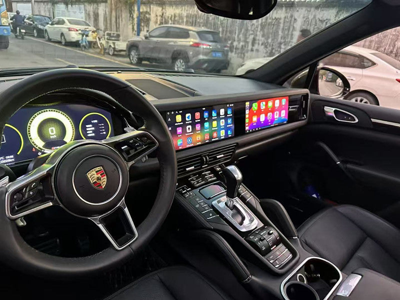 Porsche dedicated dual screens