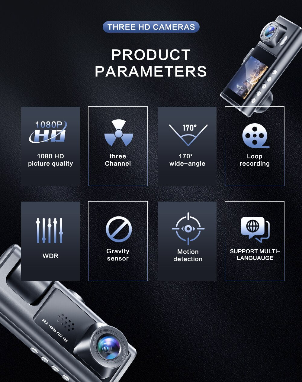 Car dashcam（1080P）