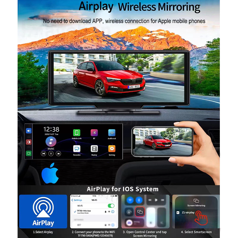 Wireless Portable Smart Screen for Car